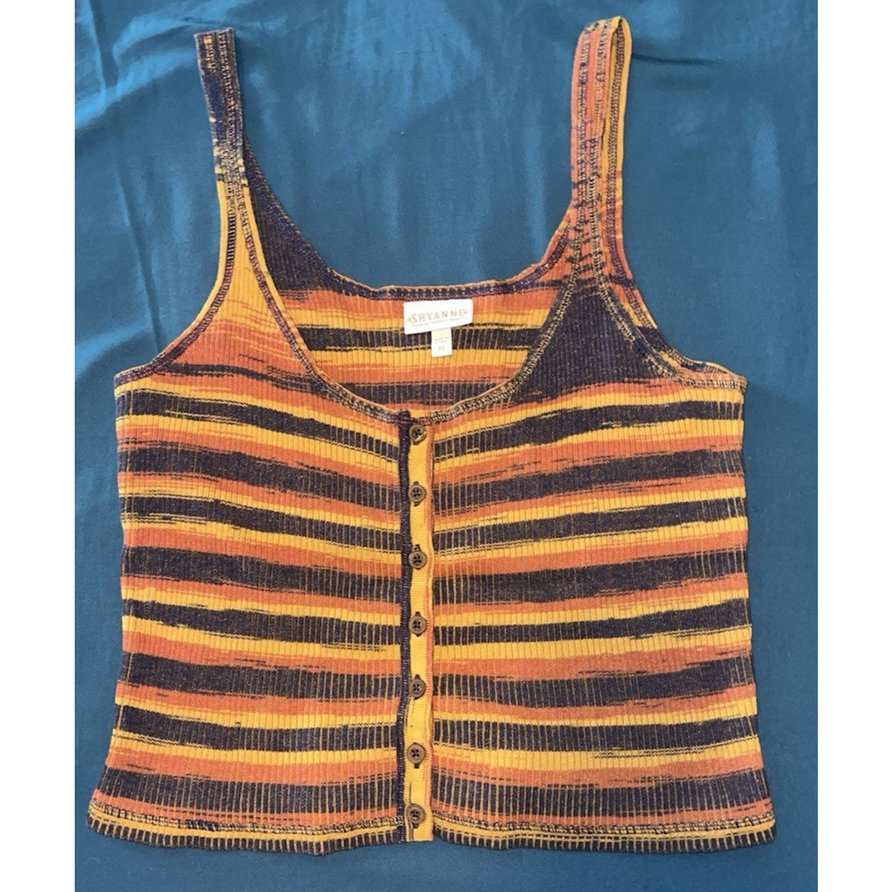 Shyanne Multicolor Striped Tank Top